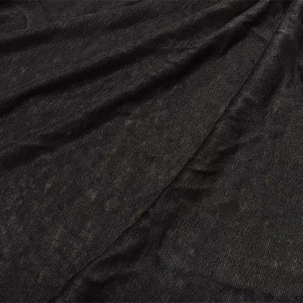 Linen Plain Dyed Kintted Fabric Middle Weight Beathable And Smooth Fabric For Clothes Making