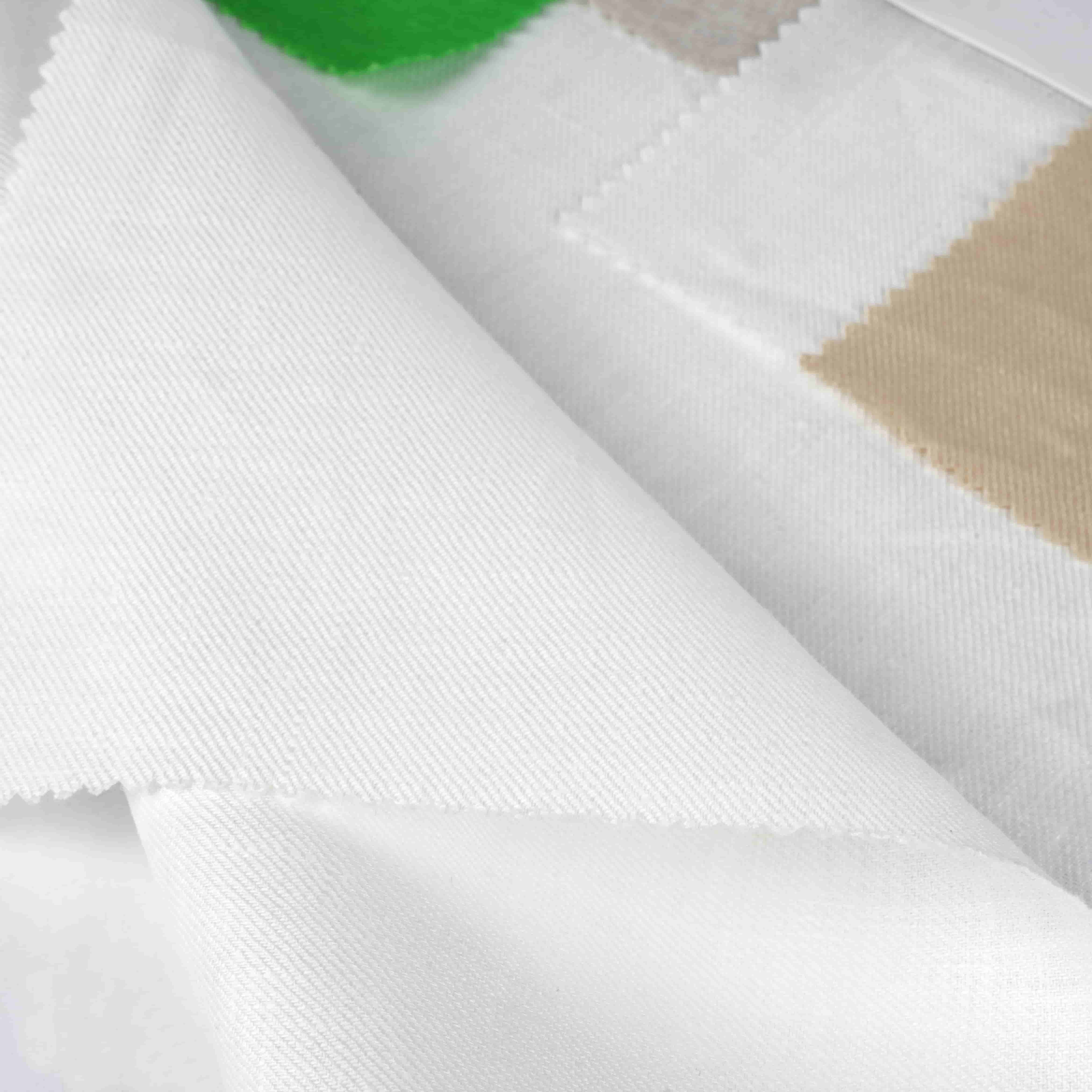 New Pure Linen in Twill Style Solid Dyeing in Beautiful Colors Fabric For Women and Men 's Clothes Making