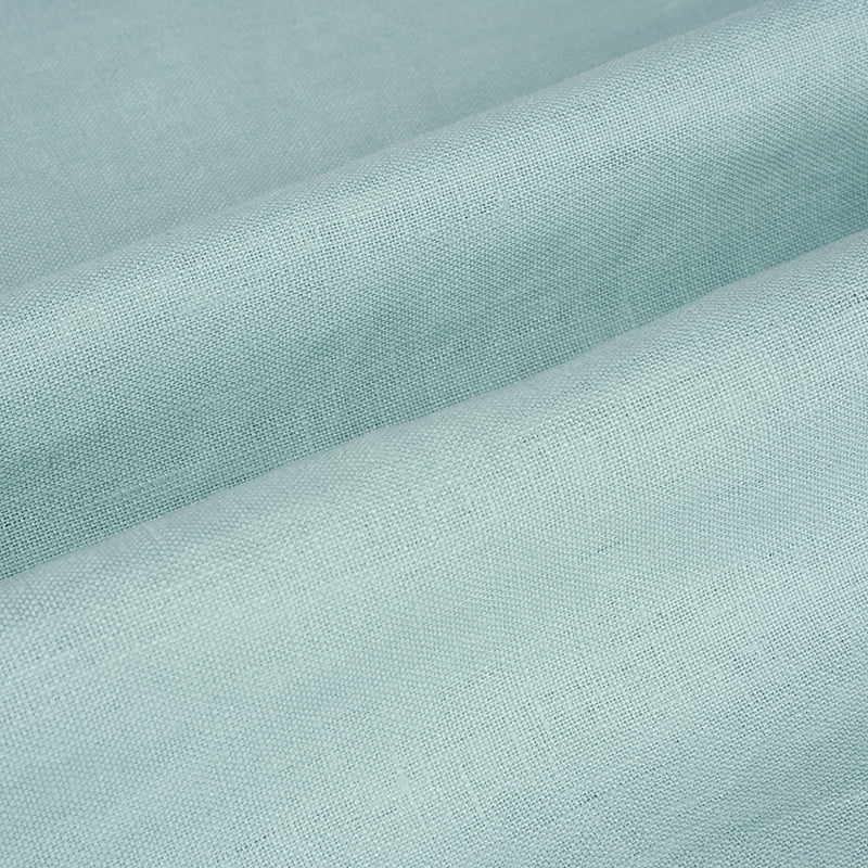 Pure Linen in Medium Weight Solid Dyeing Beathable and Smooth Fabric For Clothes Making