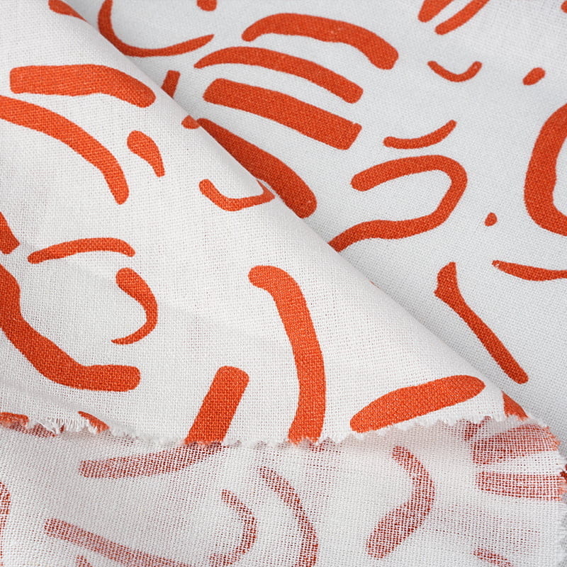 185gsm Supersoft Printing Linen Viscose Woven Fabric For Making Women'S Clothing